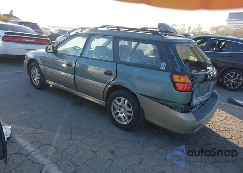 2000 Subaru Outback z USA, uszkodzony, nr VIN 4S3BH6653Y6638985